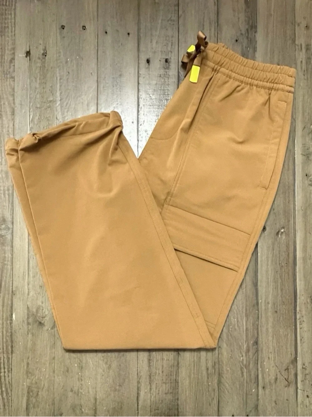 NWT FIGS Men Indestructible Cargo Scrub Pant Earth Tan Brown Ripstop XS Regular